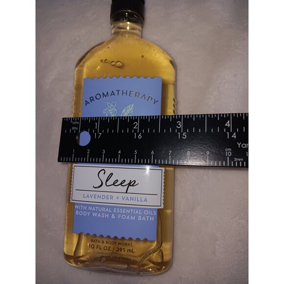 Bath & Body Works Aromatherapy Sleep Lavender Vanilla Body Wash Foam Bath 10 oz - Picture 8 of 8